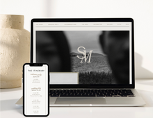 Rustic Boho Wedding Website Template