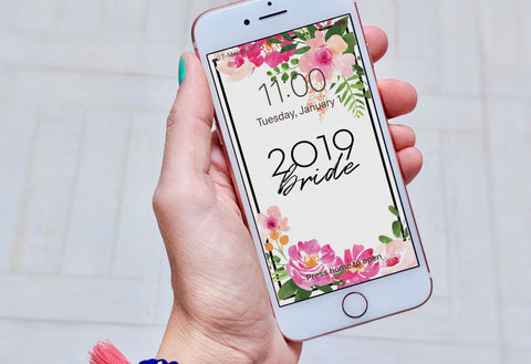 2019 Wedding Ideas + Month-Of Checklist (and a free phone wallpaper!)